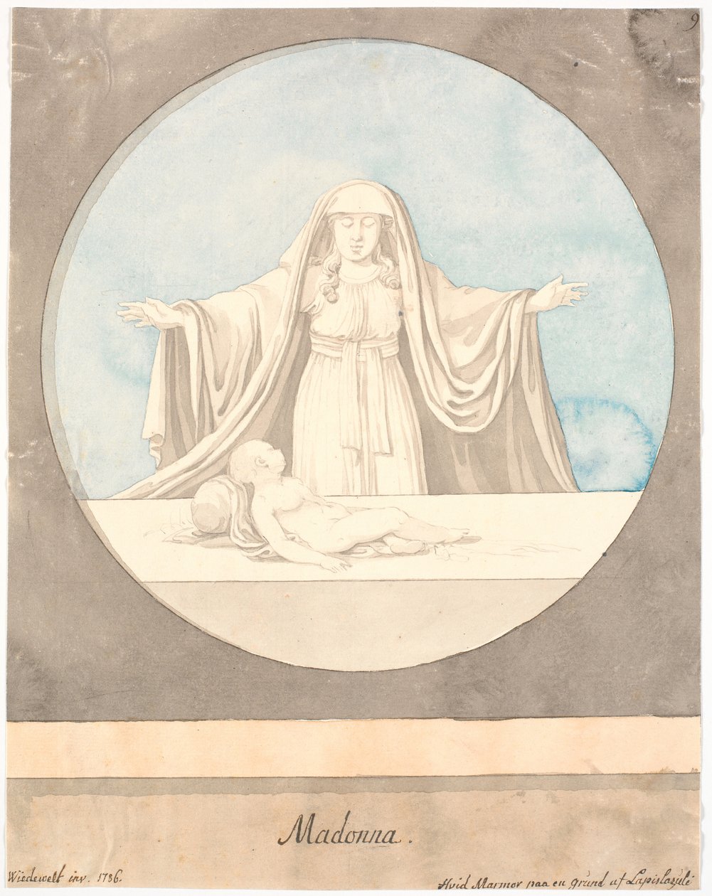 Madonna med barn av Johannes Wiedewelt