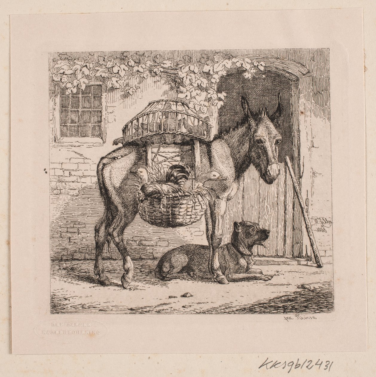 Kycklingförsäljarens åsna av Johannes Wilhelm Zillen