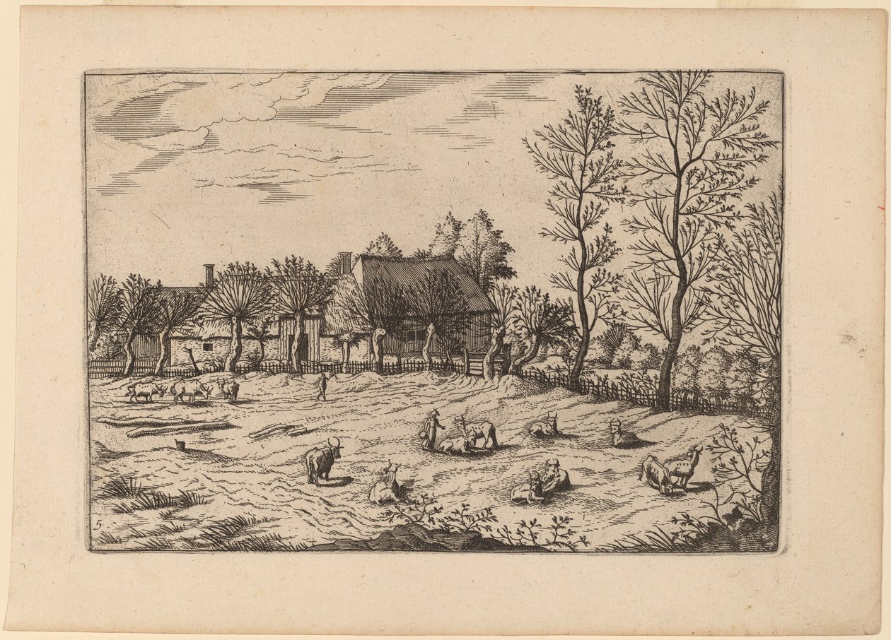 Odla av Johannes and Lucas van Doetechum after Master of the Small Landscapes