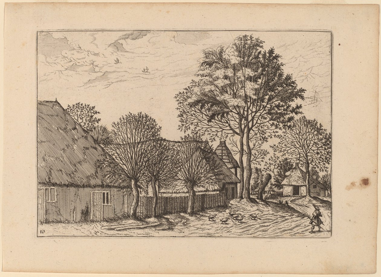 Gårdar av Johannes and Lucas van Doetechum after Master of the Small Landscapes