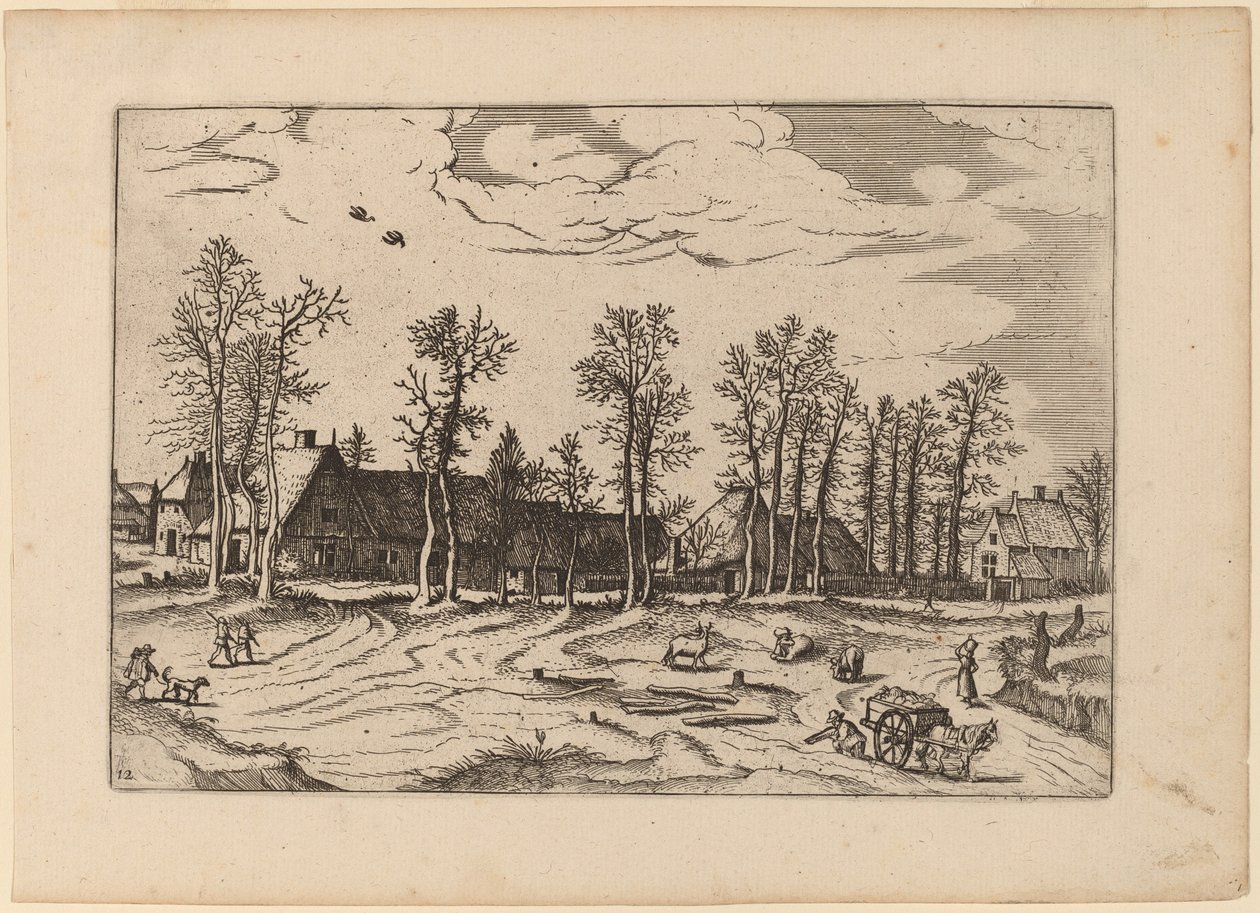 Farmsスウェーデン語 av Johannes and Lucas van Doetechum after Master of the Small Landscapes