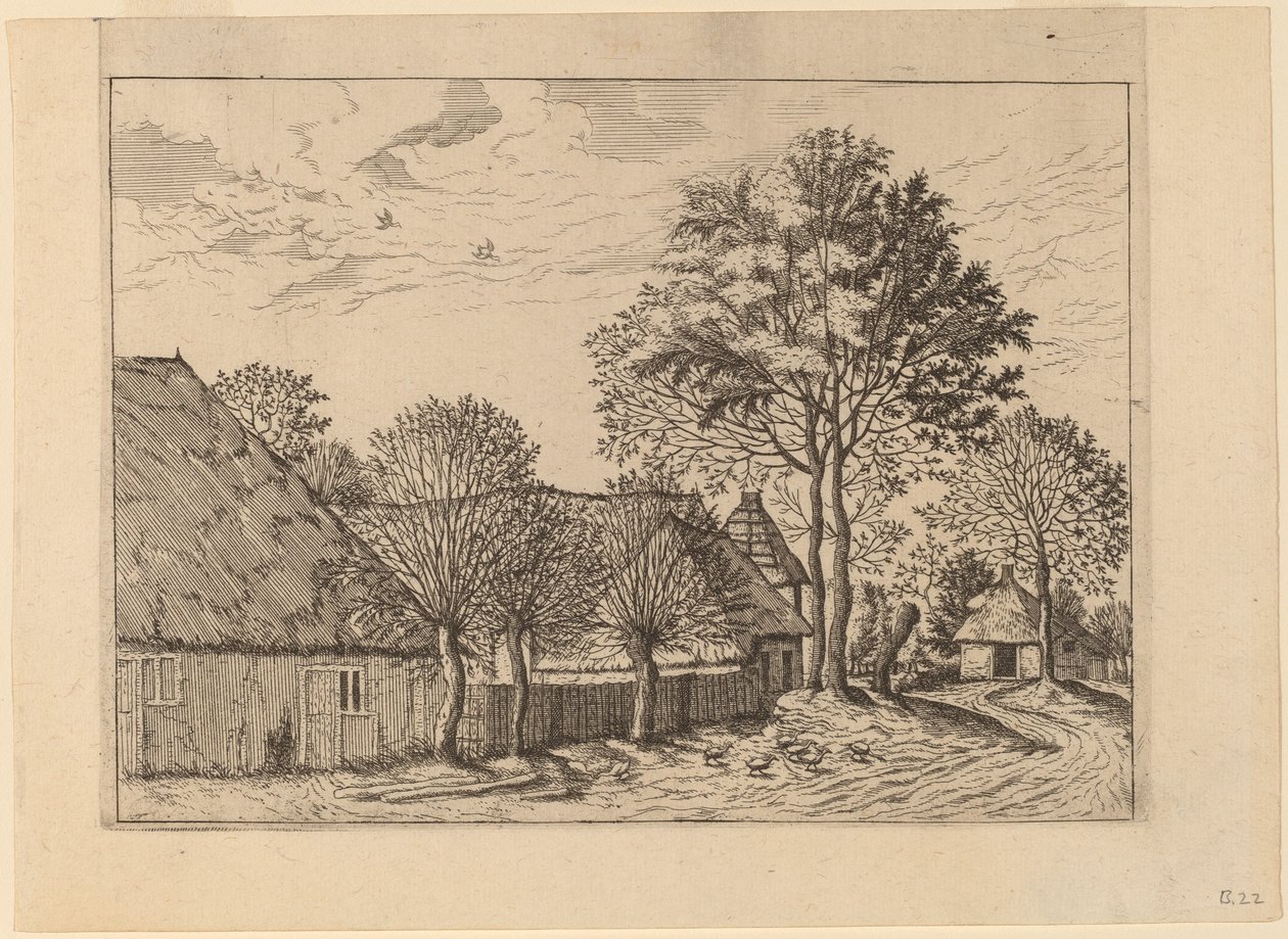 Gårdar av Johannes and Lucas van Doetechum after Master of the Small Landscapes