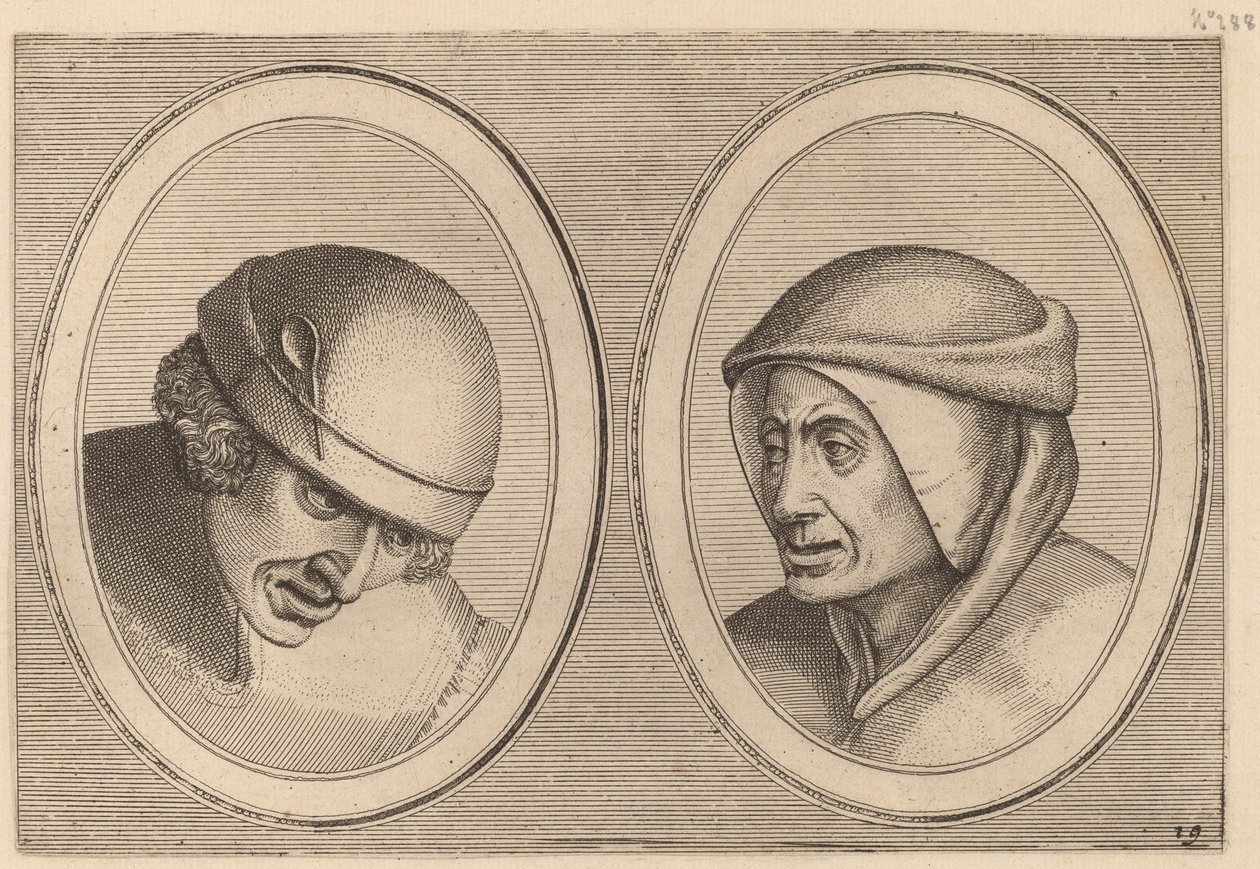 "Houte Klaes" och "Kommer-stoofs" av Johannes and Lucas van Doetechum after Pieter Bruegel the Elder
