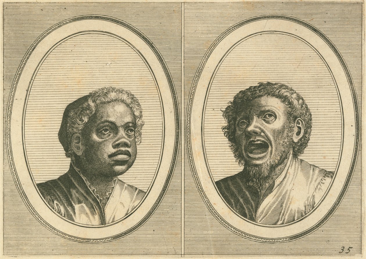 "t Moye Molletje" och "Melis Bocke-baert" av Johannes and Lucas van Doetechum after Pieter Bruegel the Elder