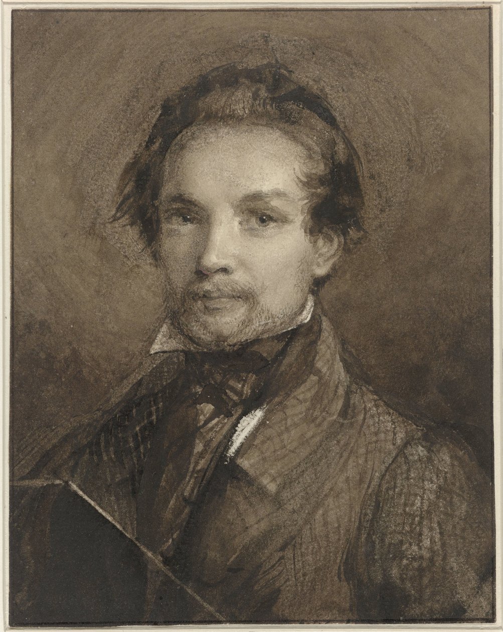 Självporträtt av Johannes de Mare av Johannes de Mare