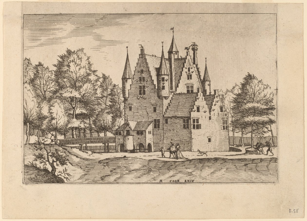 Slott av Johannes van Doetechum, the Elder and Lucas
