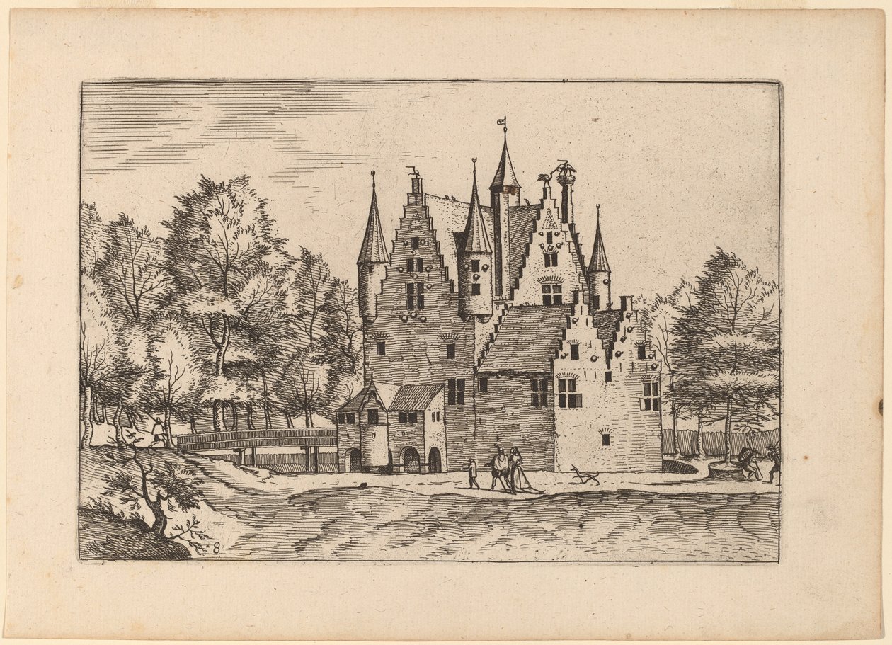Slott av Johannes van Doetechum, the Elder and Lucas