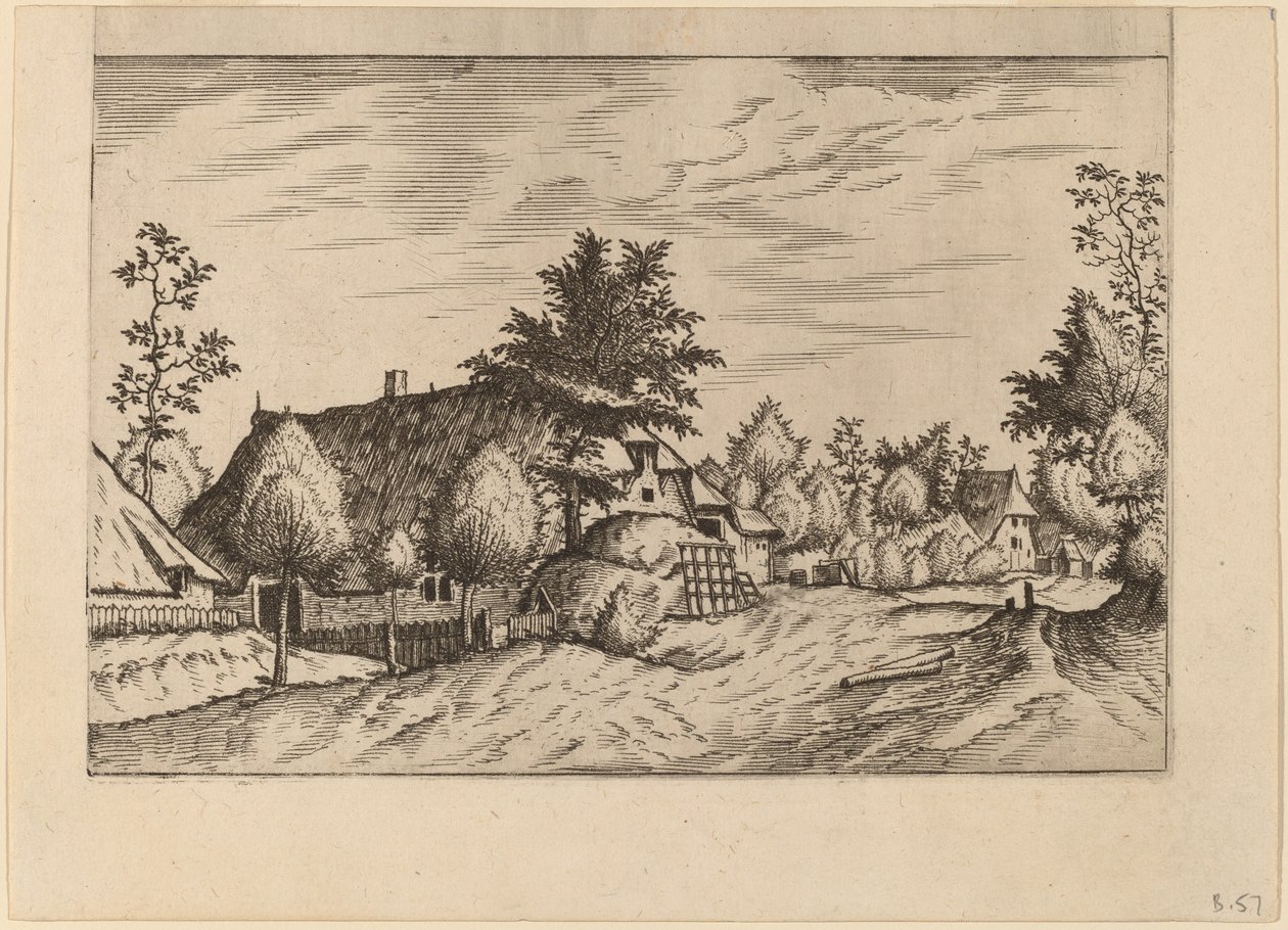 Bygata av Johannes van Doetechum, the Elder and Lucas