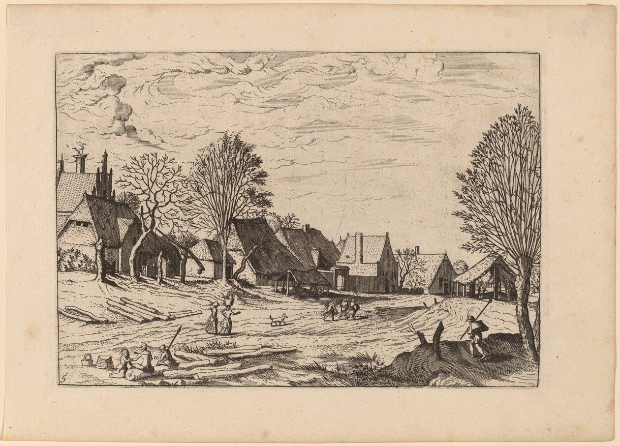 Bygata av Johannes van Doetechum, the Elder and Lucas