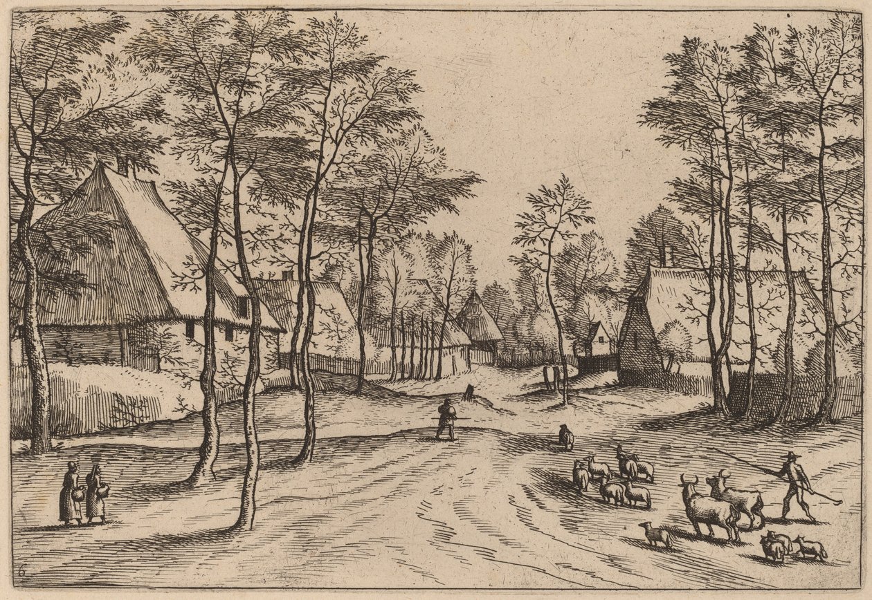 Bygata av Johannes van Doetechum, the Elder and Lucas
