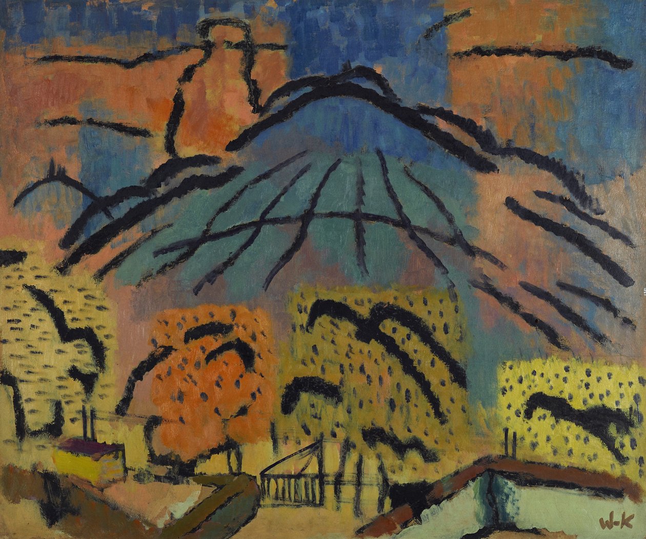 Mountain near Metzinger av Johans Valters