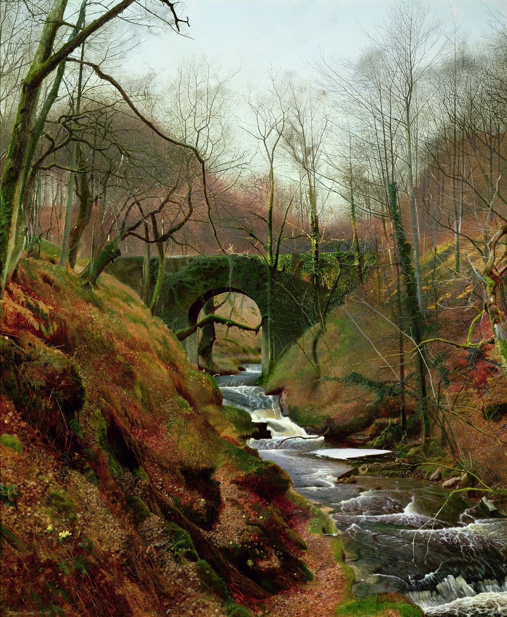 Mars morgon av John Atkinson Grimshaw