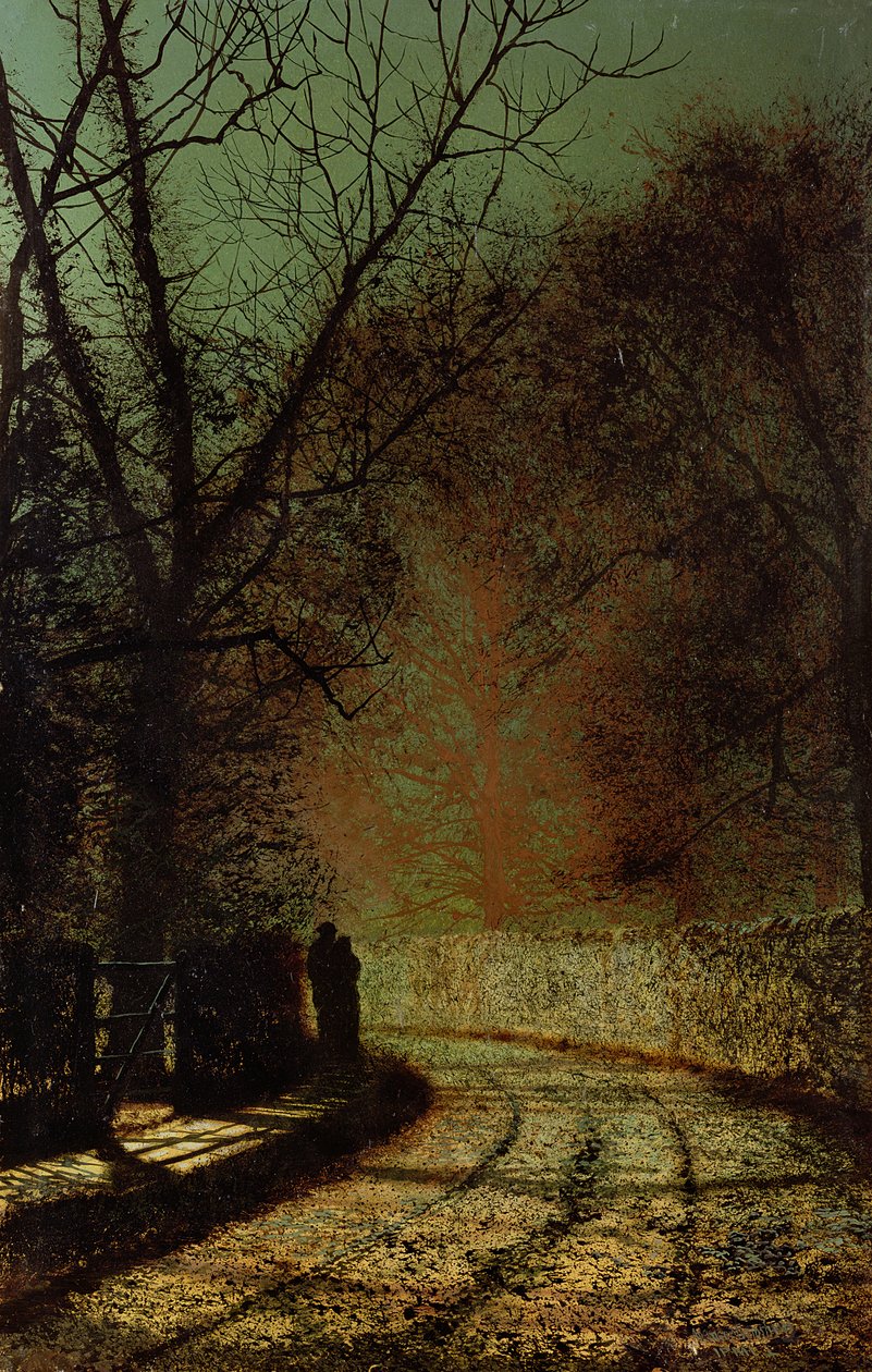 Älskarna av John Atkinson Grimshaw