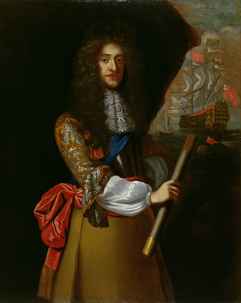 Porträtt av Jakob VII av Skottland och Jakob II av England, ca 1670 av John Baptist de Medina