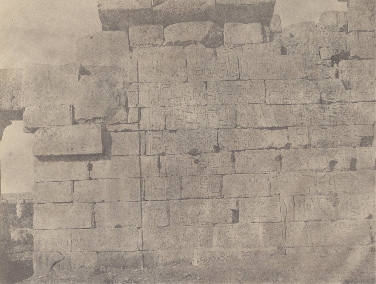 (Karnac, Salle Hypostyle, Mur du Sud (Face Extérieure)) av John Beasly Greene