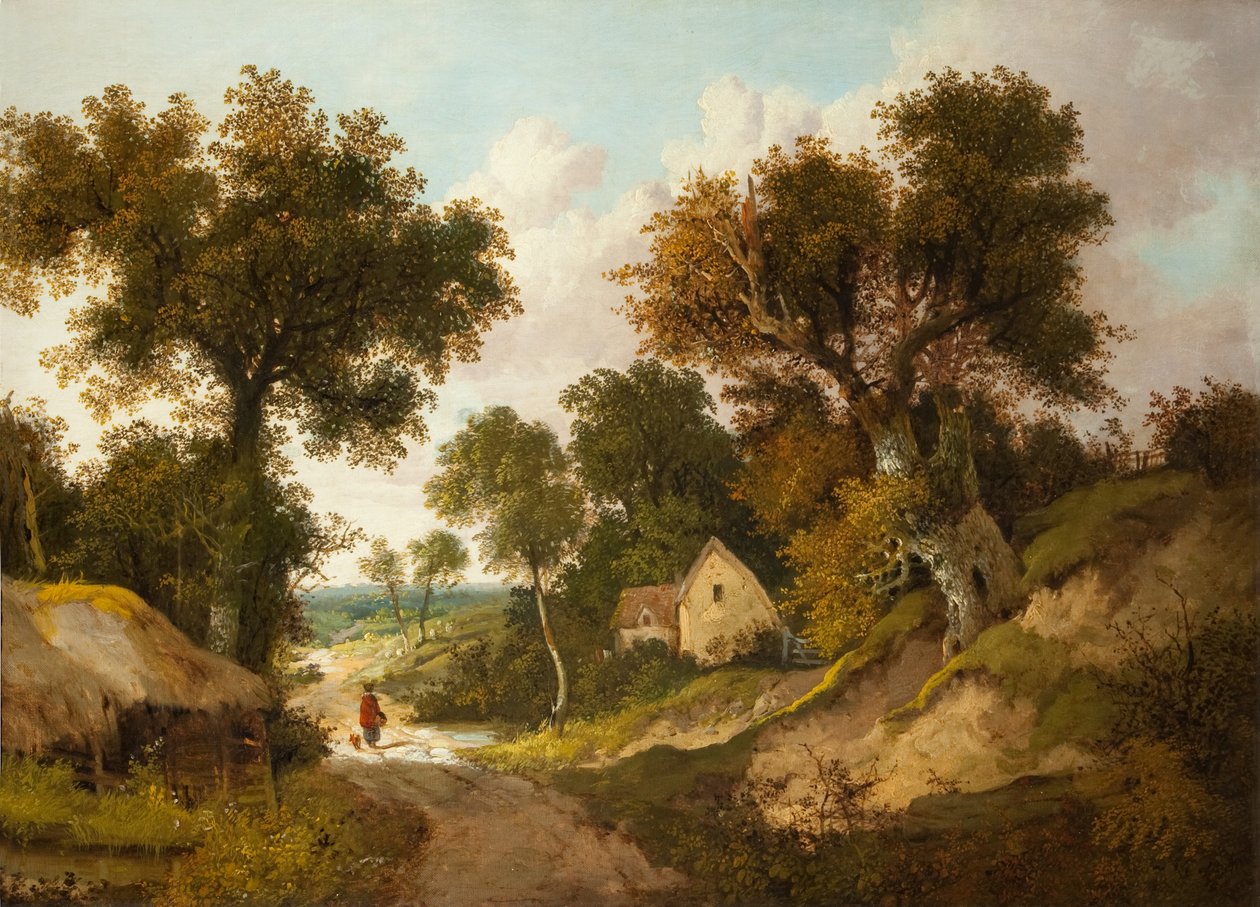 En landsväg i Norfolk, 1878 av John Berney Ladbrooke
