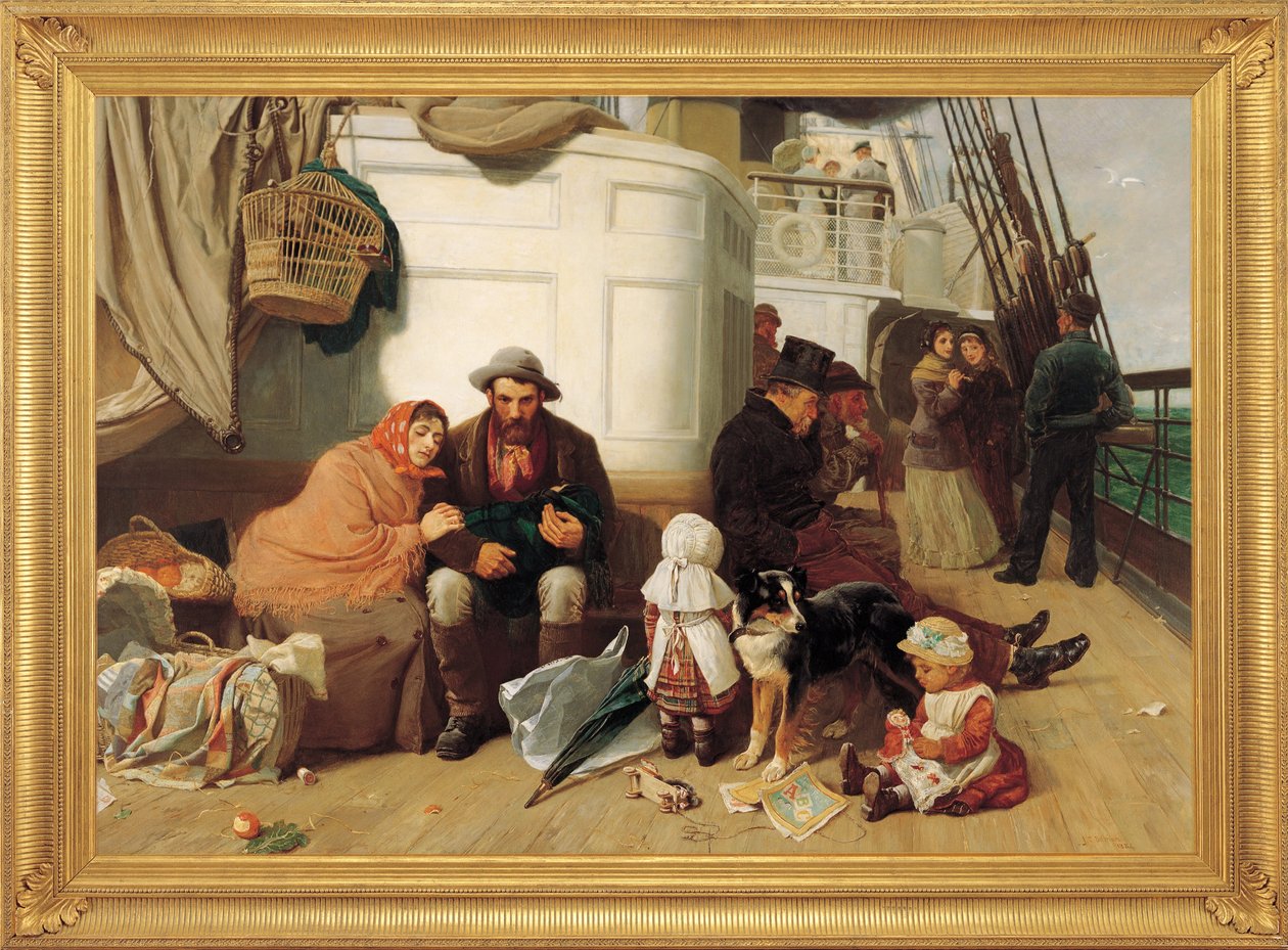 Invandrarna skickar av John Charles Dollman