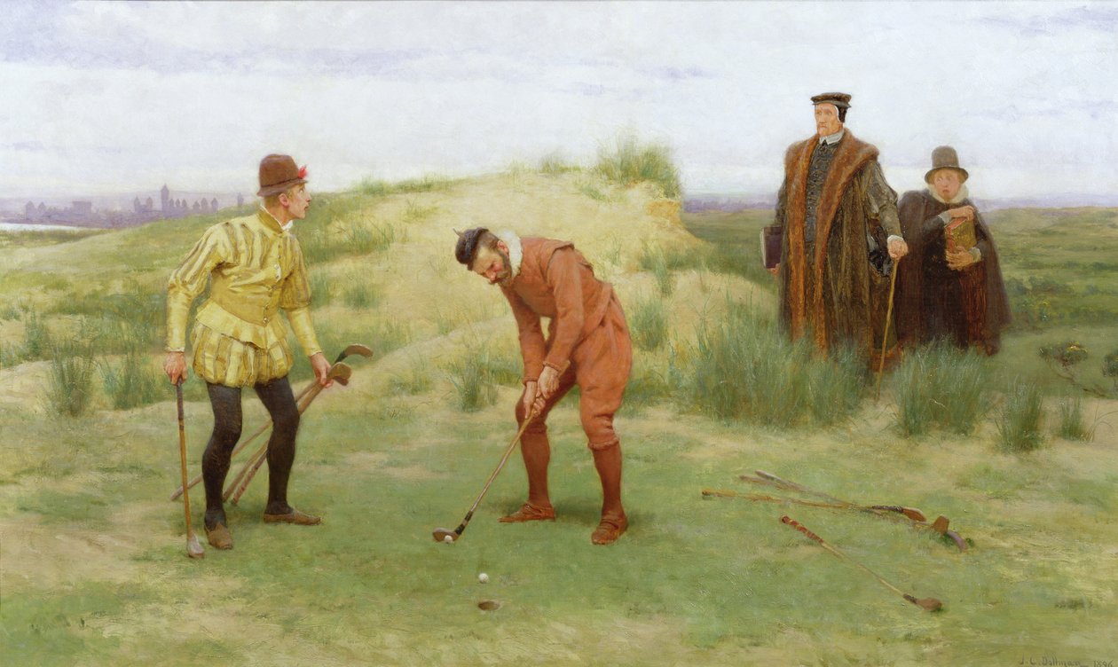 Under predikningarnas tid, 1896 (se 90719 för detaljer) av John Charles Dollman