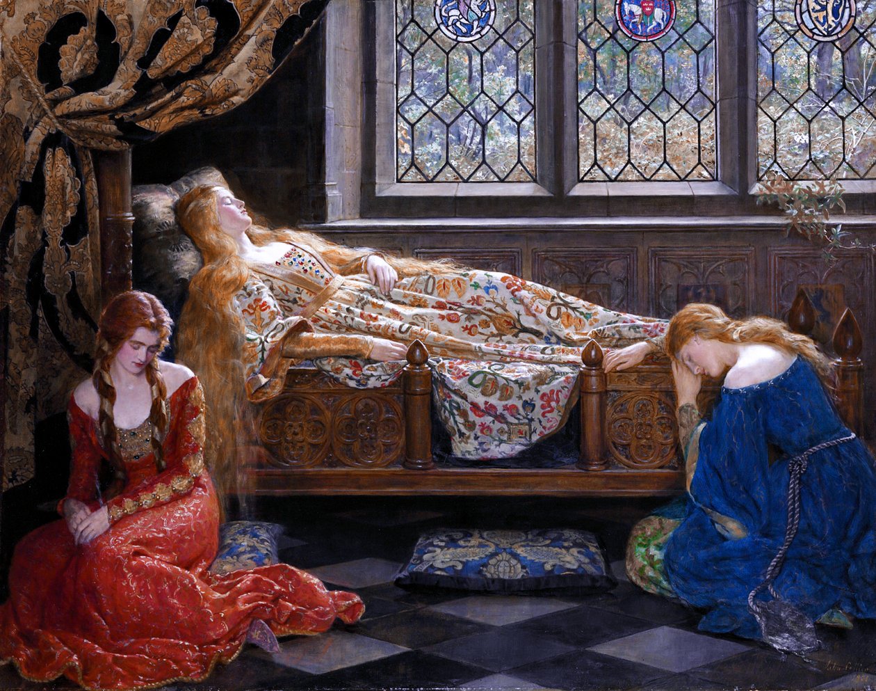 Den sovande skönheten av John Collier