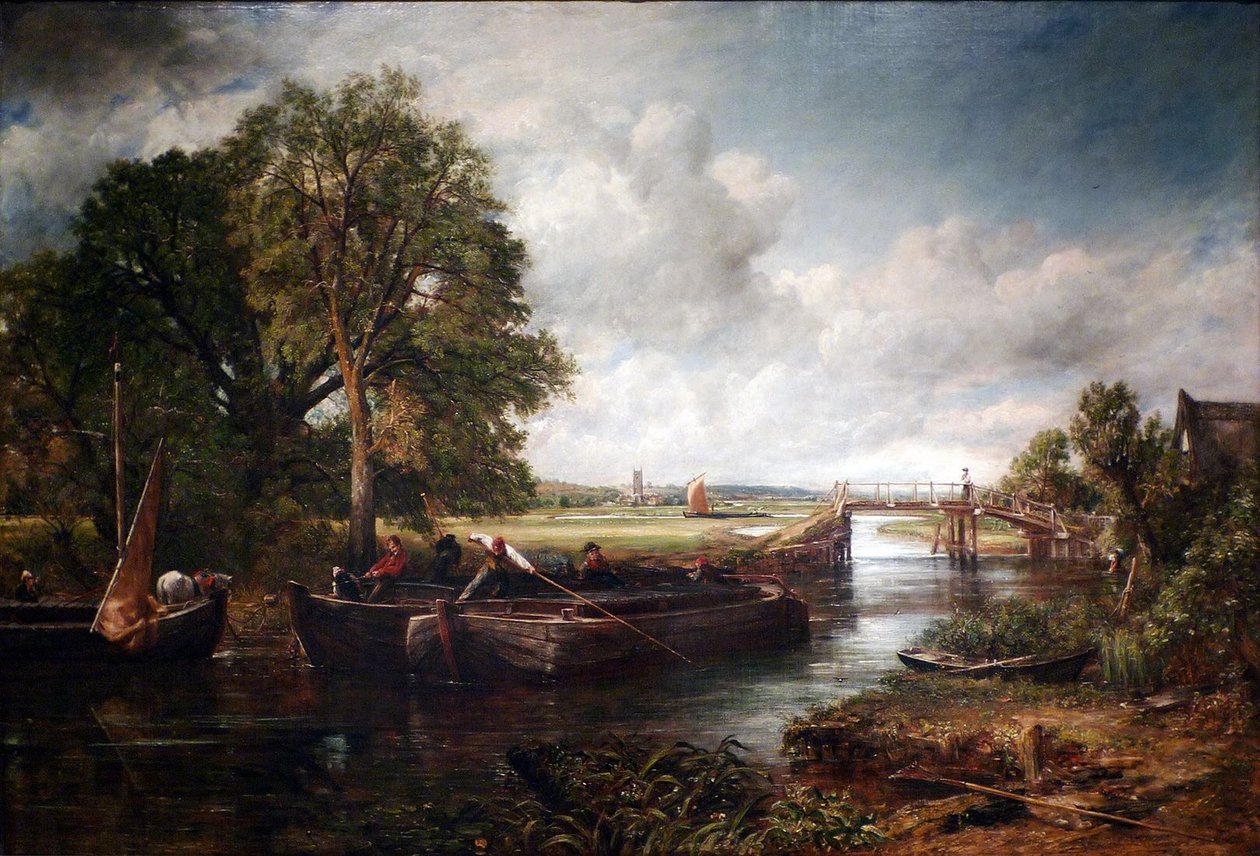  View on the Stour near Dedham av John Constable