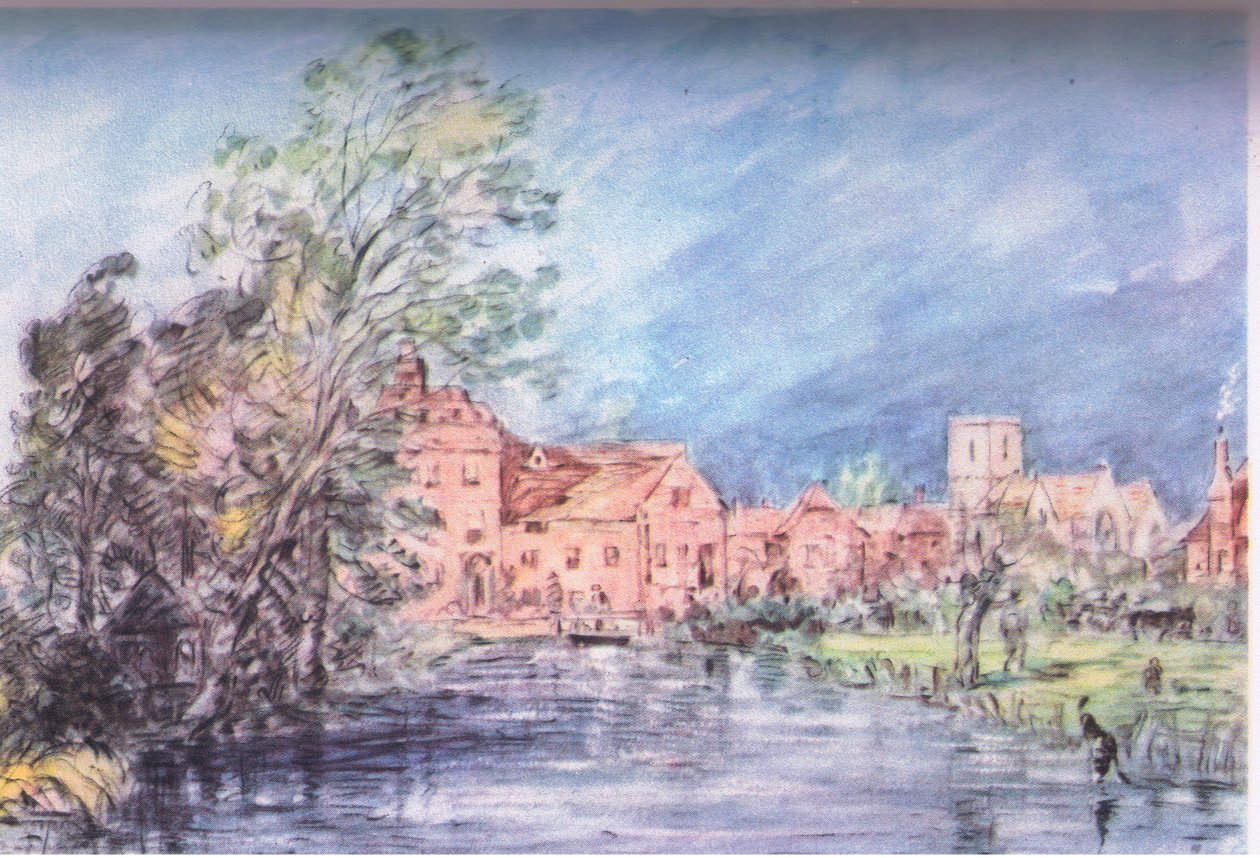 En engelsk by 1821 av John Constable