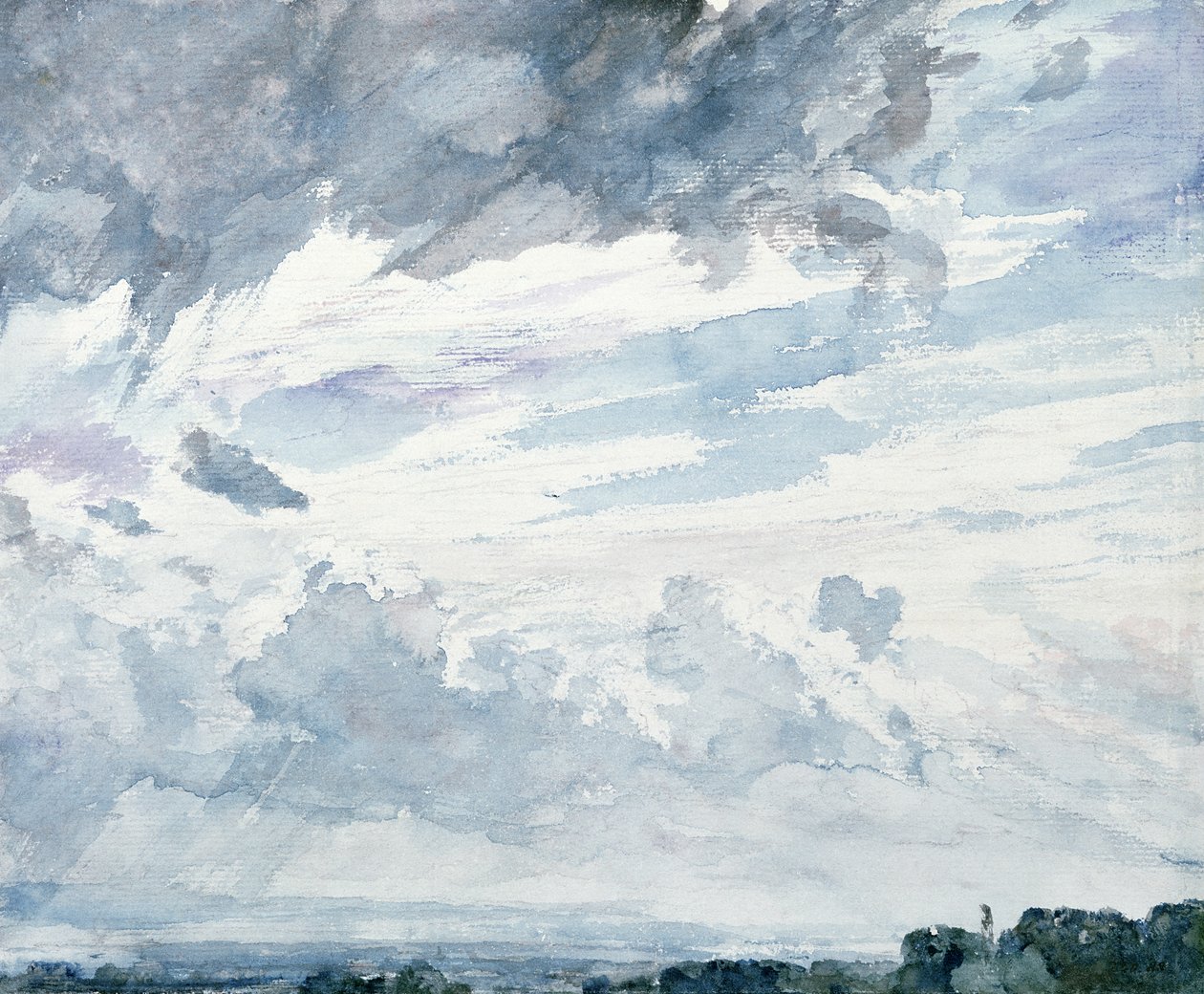 Molnstudie av John Constable