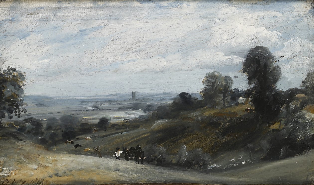 Dedham Vale från Langham, 1800-talet av John Constable