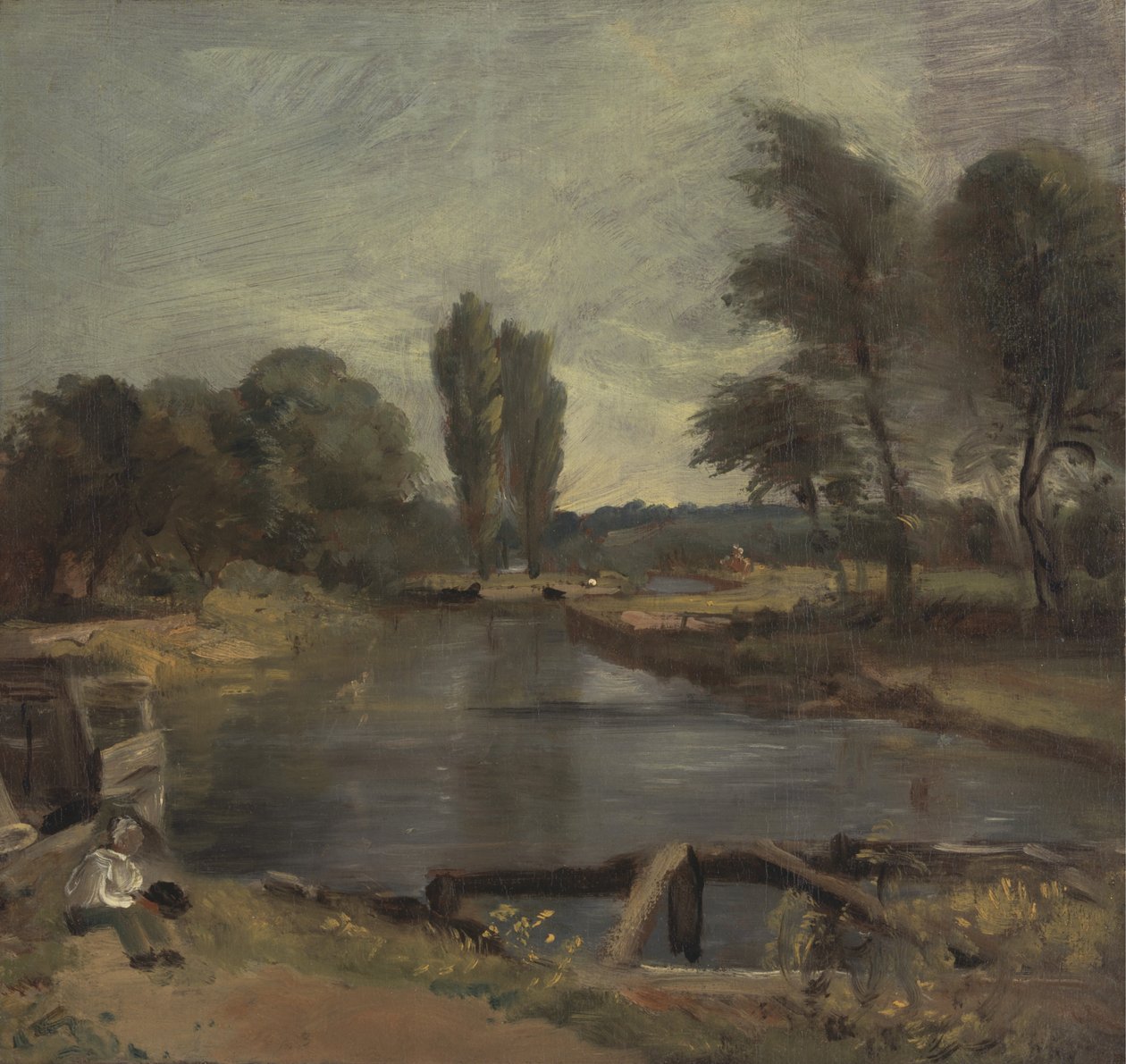 Flatford Lock av John Constable