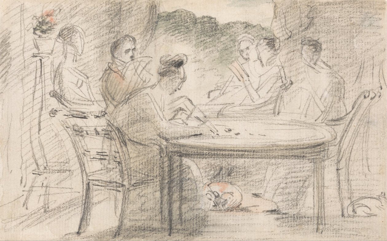 Mr. Hobson of Markfield and Family av John Constable
