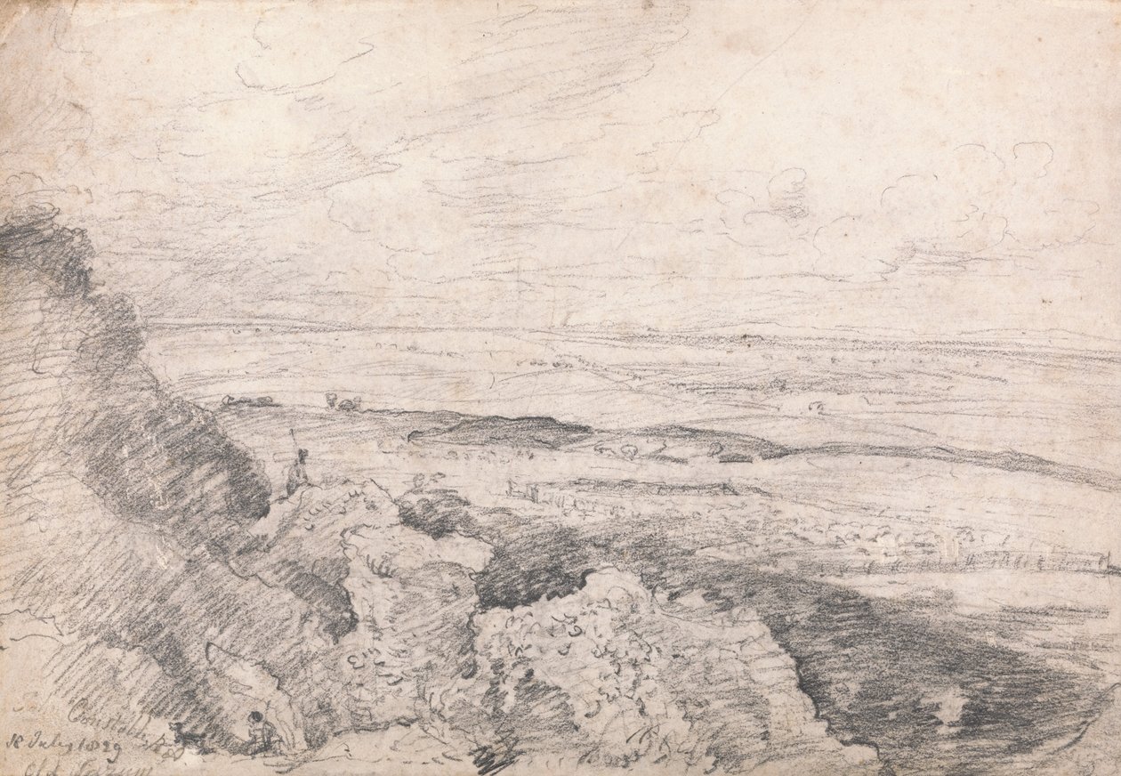 Salisbury Plain från Old Sarum av John Constable