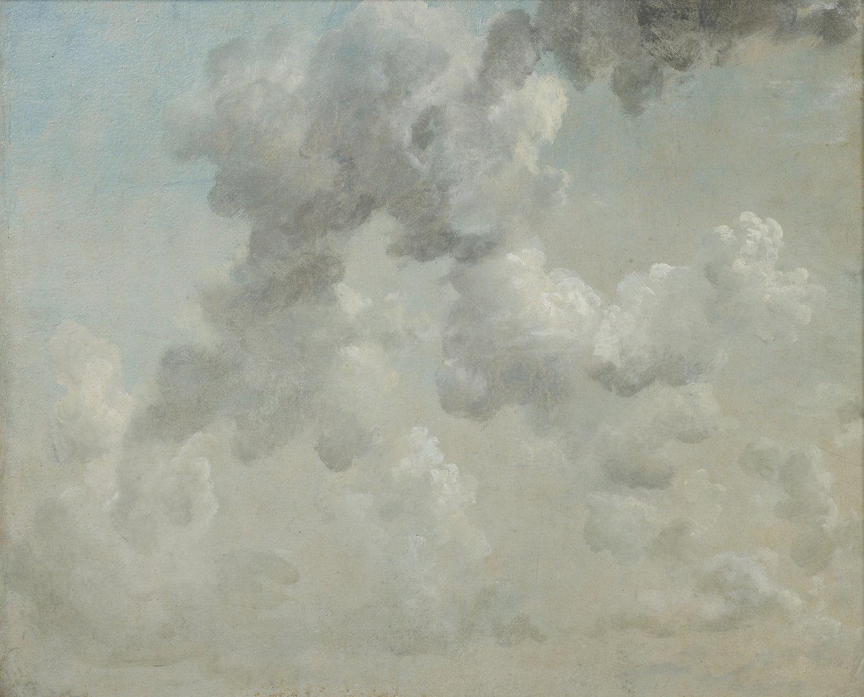 Studie av moln (olja på papper) av John Constable