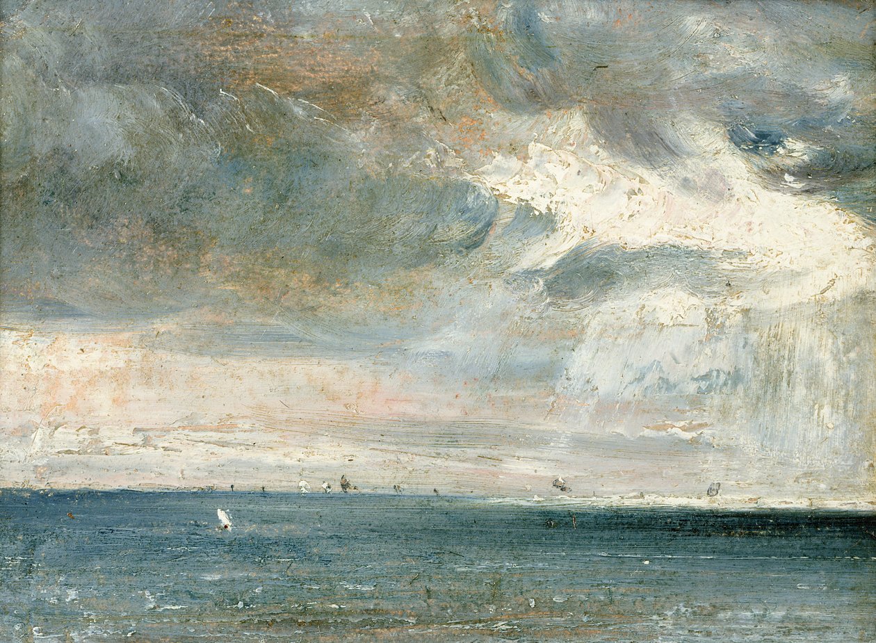 Studie av hav och himmel (En storm utanför sydkusten) av John Constable