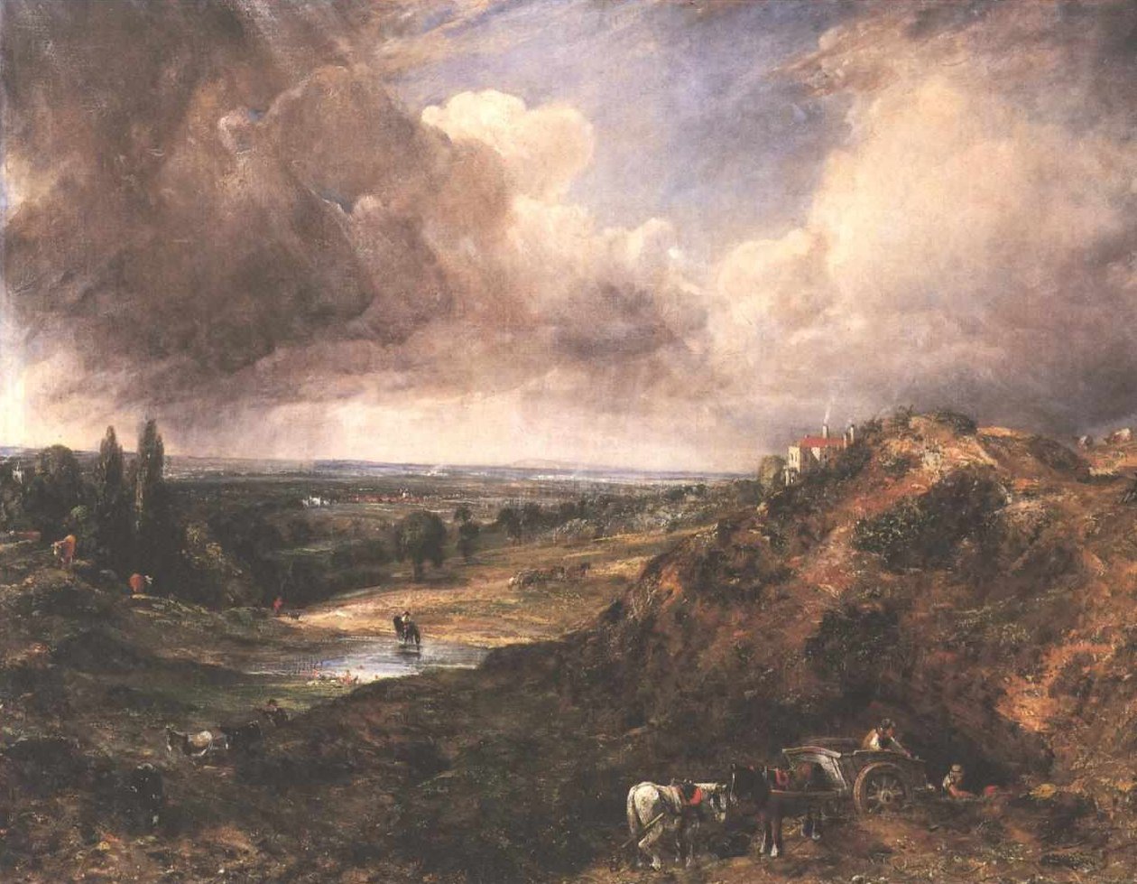 Teich von Branchhill av John Constable