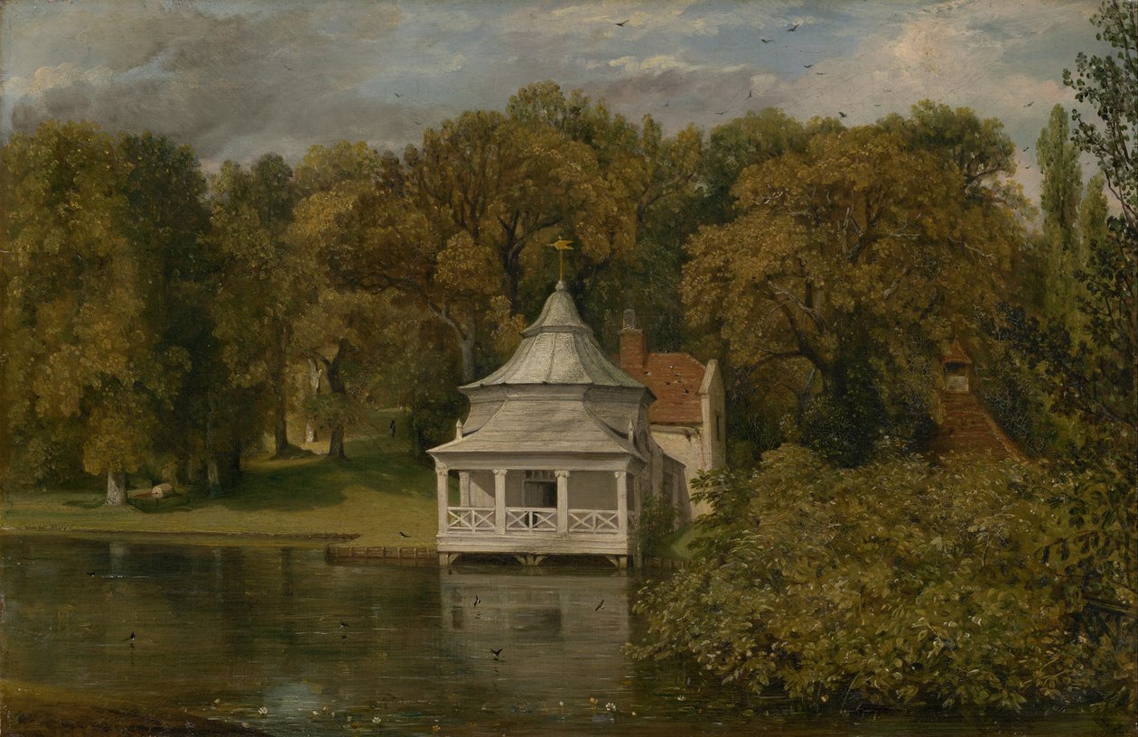 The Quarters behind Alresford Hall av John Constable