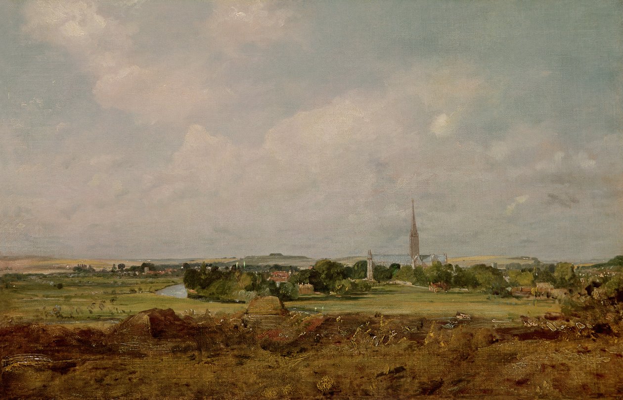Utsikt över Salisbury av John Constable