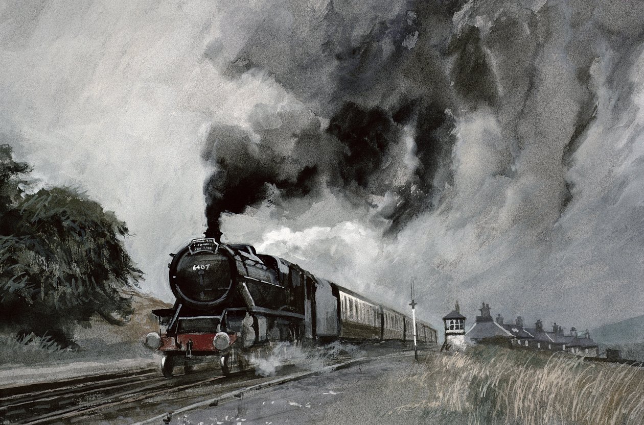 Ångtåg i Garsdale, Cumbria av John Cooke