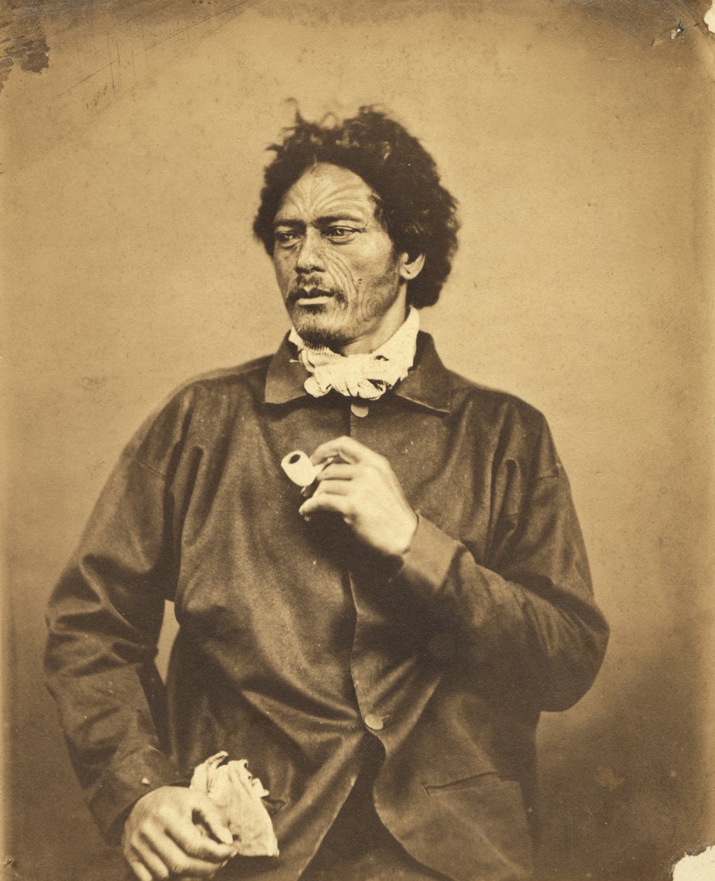 Porträtt, ca 1860 (albumenprint) av John Nicol Crombie