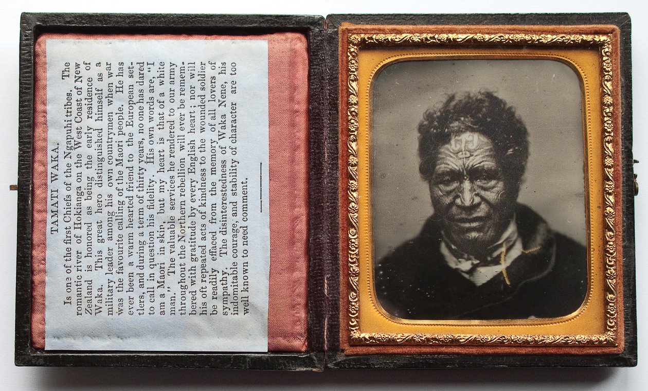 Tamati Waka Nene, ca 1860 (ambrotyp) av John Nicol Crombie