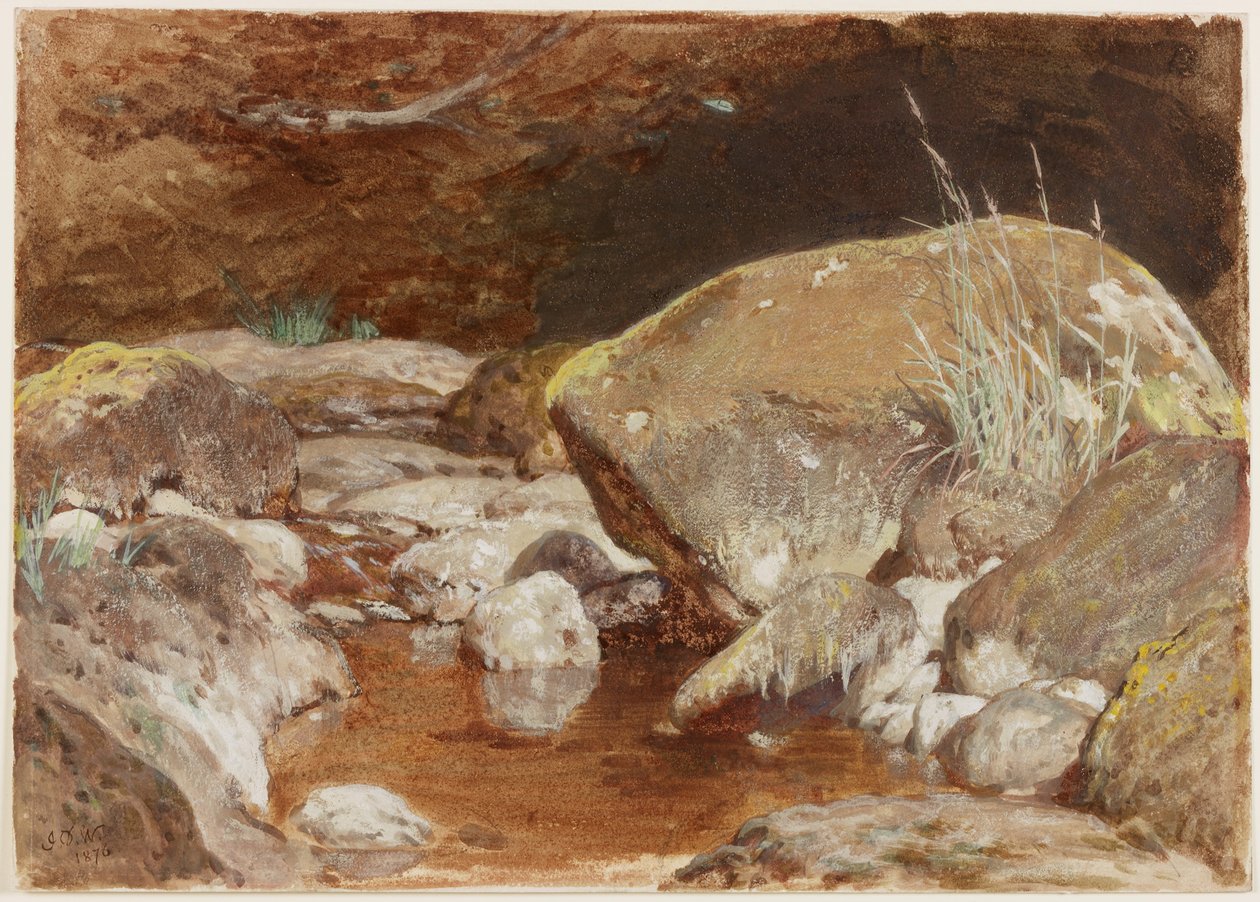 The Pool (bc, penna och wc på papper) av John Dawson Watson