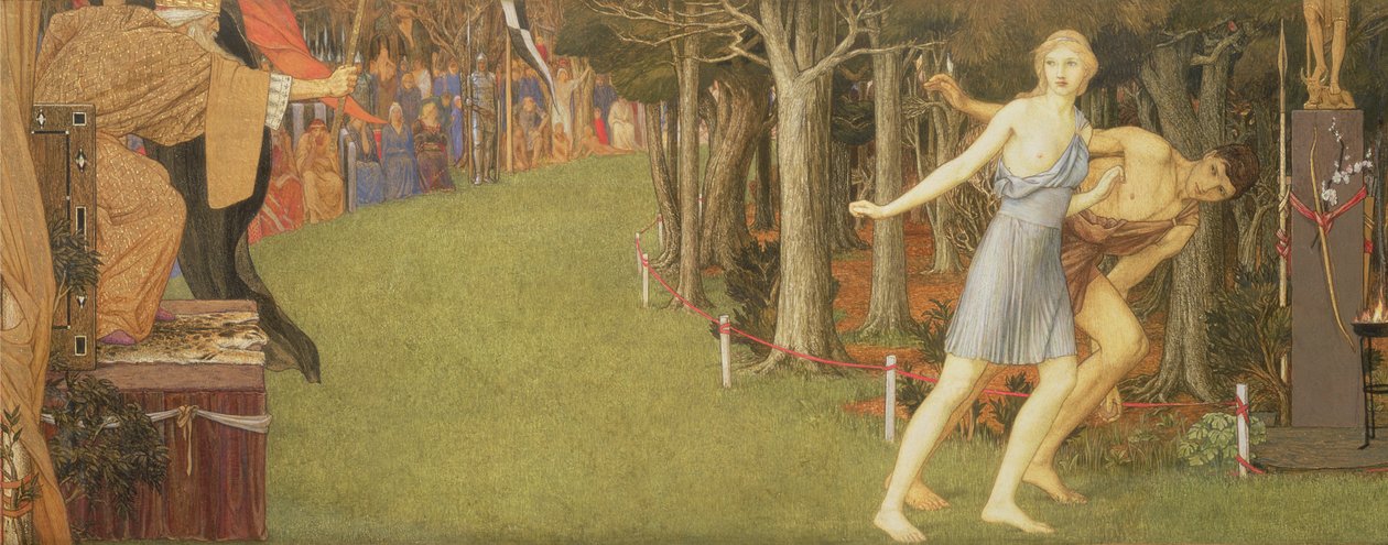 Atalanta och Melanion av John Dickson Batten
