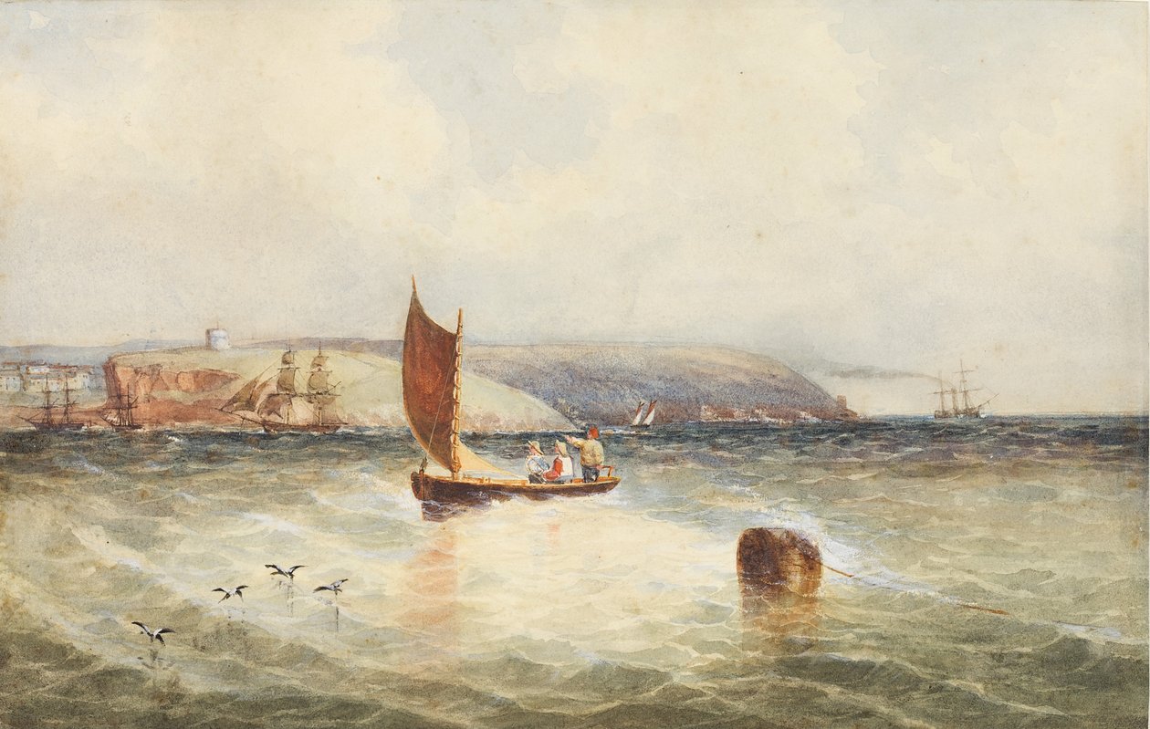 Mount Batten, Plymouth (wc på papper) av John Down