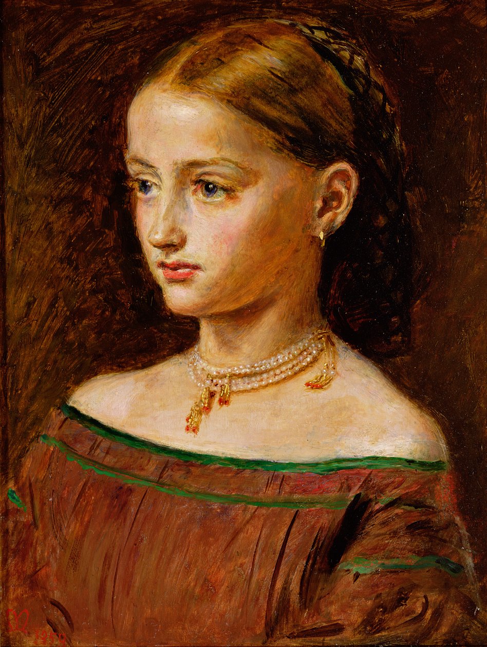 Alice Gray, 1859 (olja) av John Everett Millais