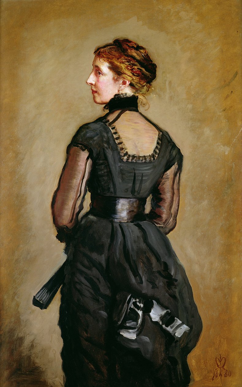 Mrs Perugini, Charles Dickens andra dotter, 1880 av John Everett Millais