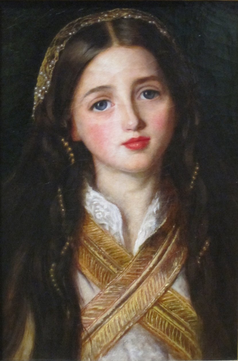 Porträtt av Alice Gray av John Everett Millais