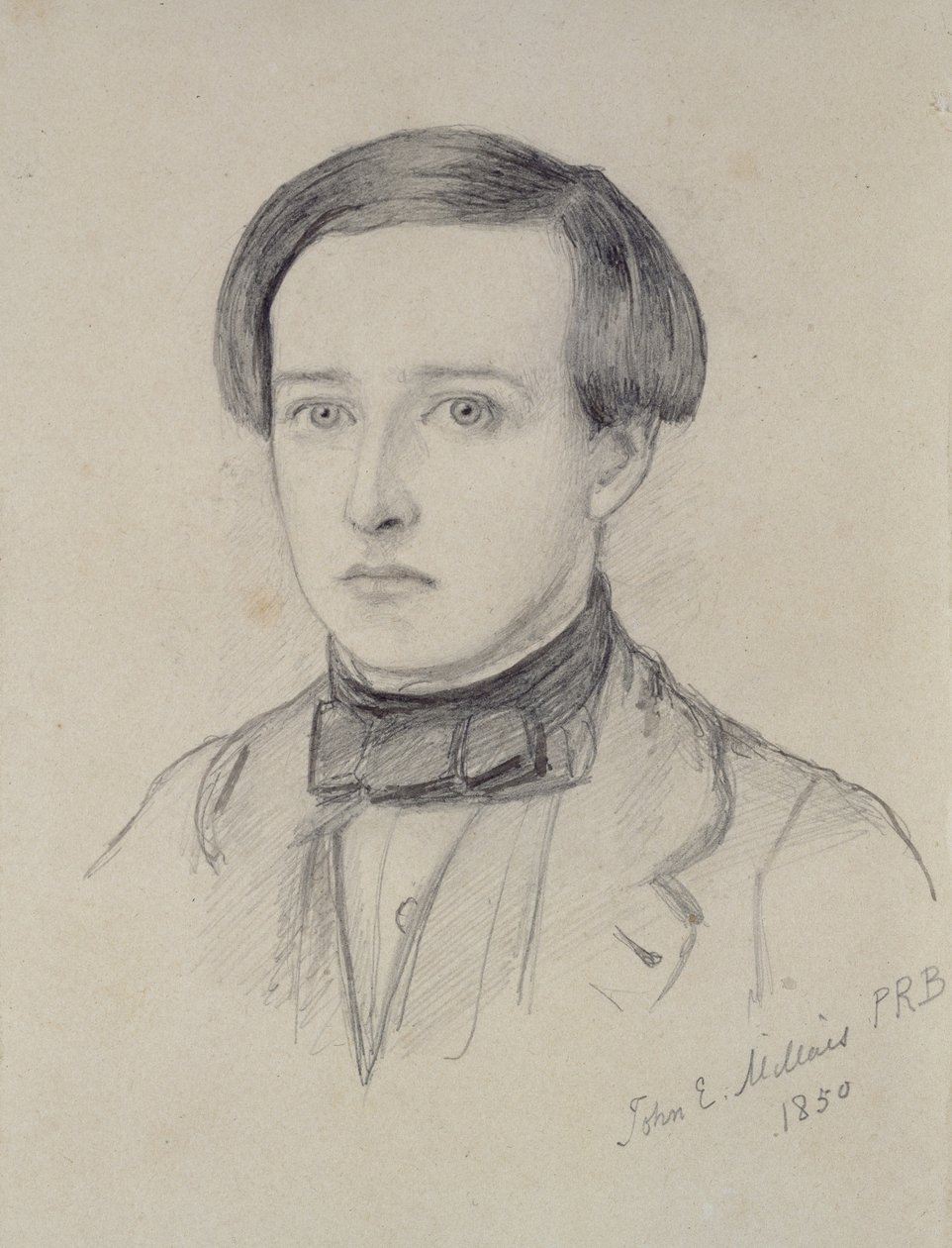 Porträtt av Charles Allston Collins, 1850 (grafit på missfärgat krämpapper) av John Everett Millais