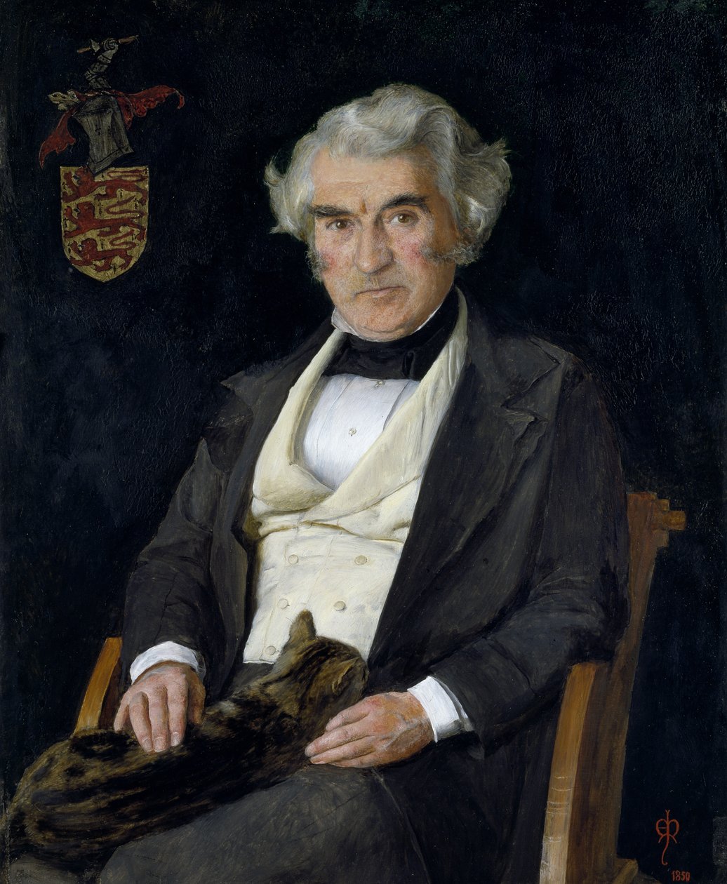 Porträtt av Thomas Combe, 1850 av John Everett Millais