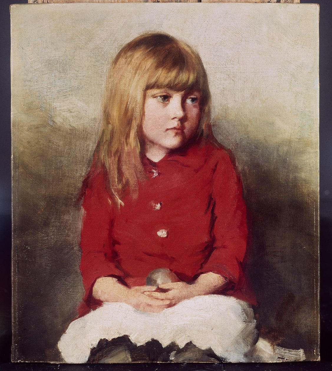 Porträtt av en ung flicka av John Everett Millais