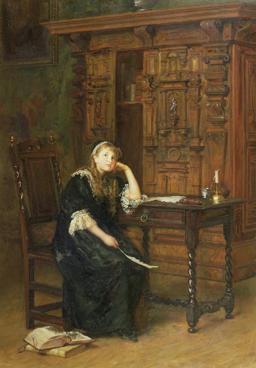 Prinsessan Elizabeth i fängelset. 1879 av John Everett Millais