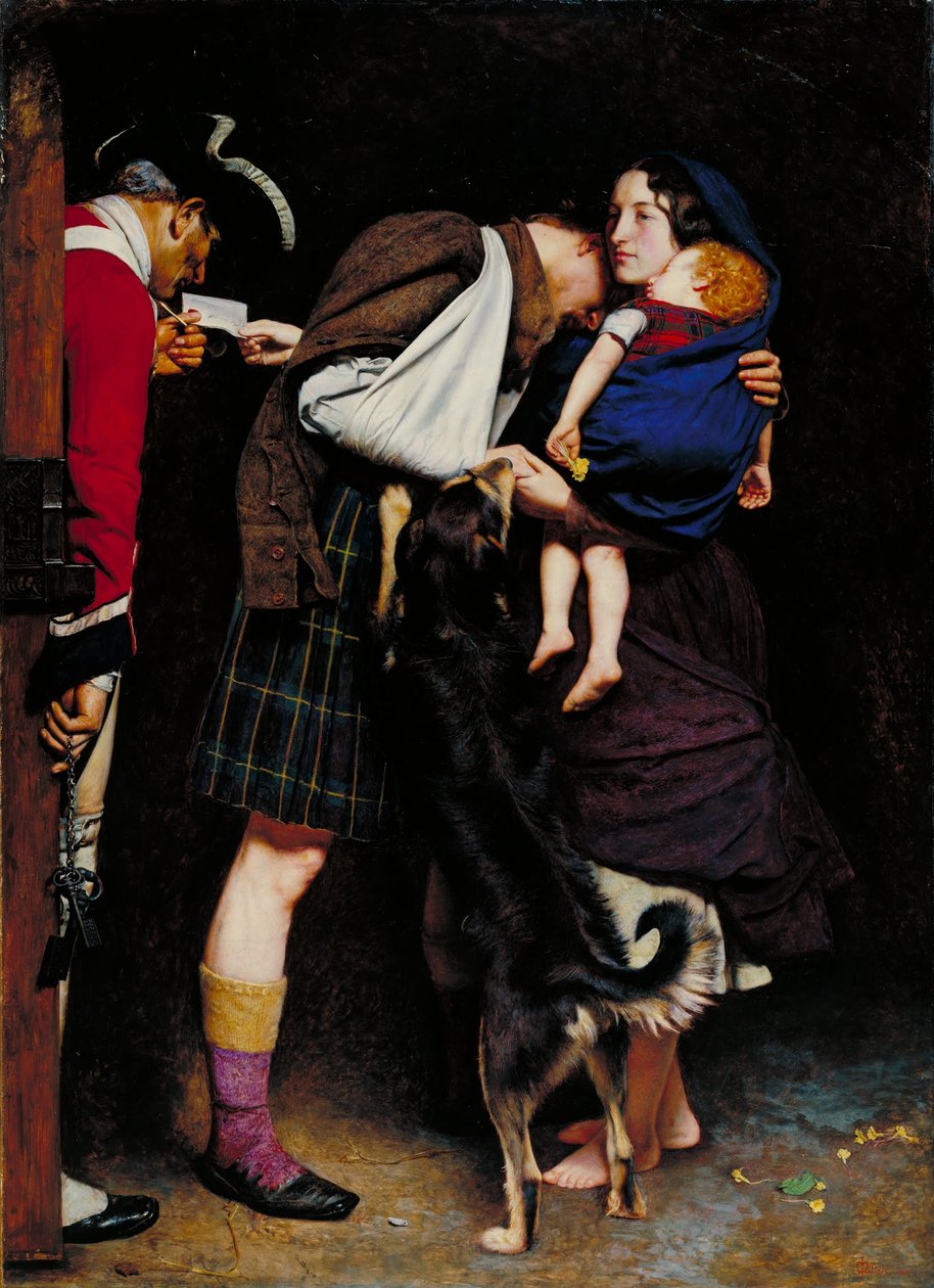 The Order of Release 1746 av John Everett Millais