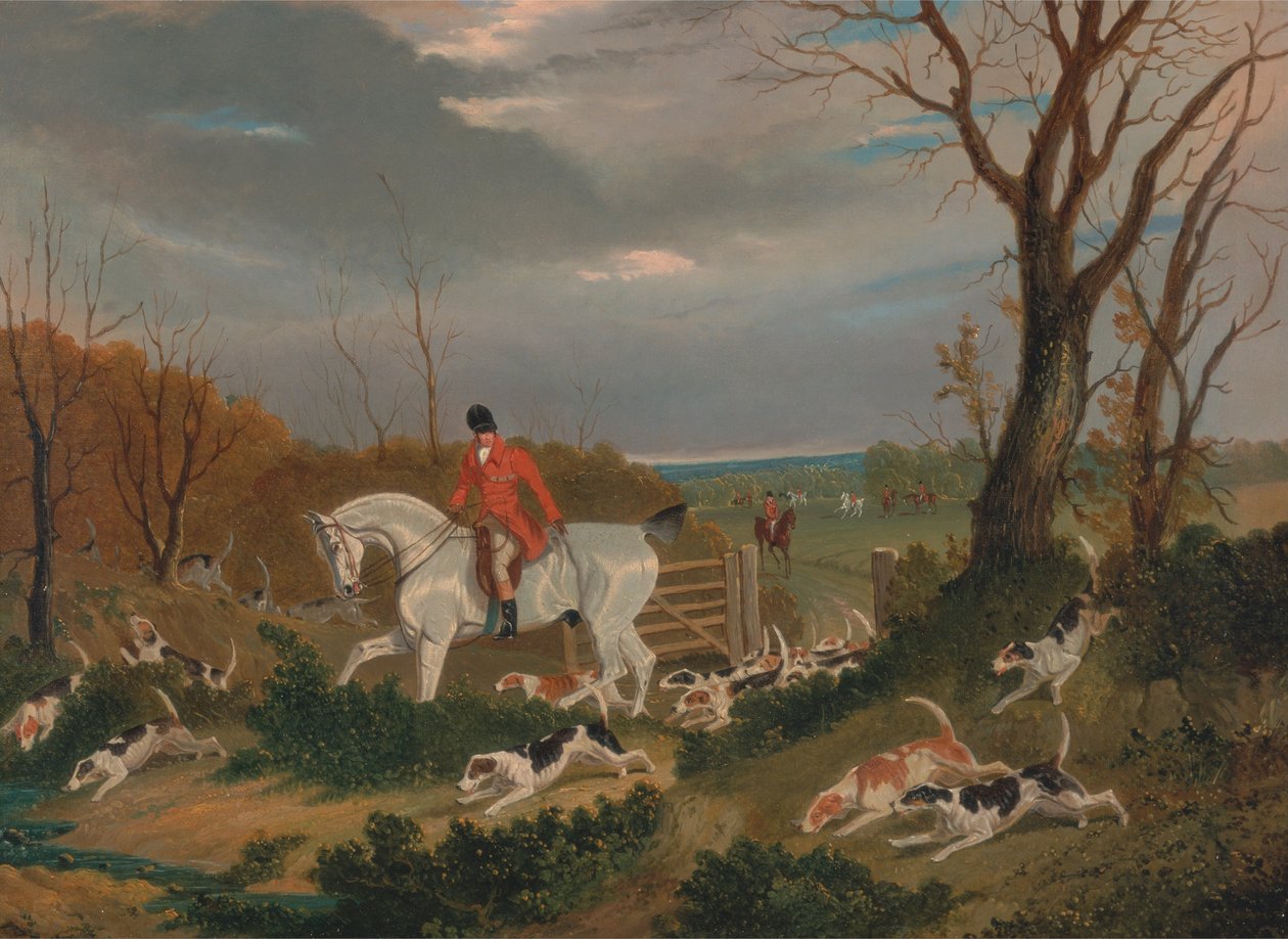 The Suffolk Hunt- Going to Cover near Herringswell av John F. Herring